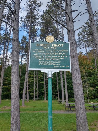 Historical marker at Wayside 