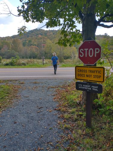 Use caution when crossing Route 125