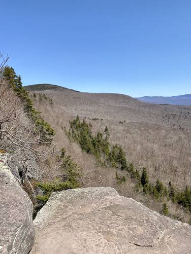 Giant Ledge vista in the Slide Mountain Wilderness, Catskill Park