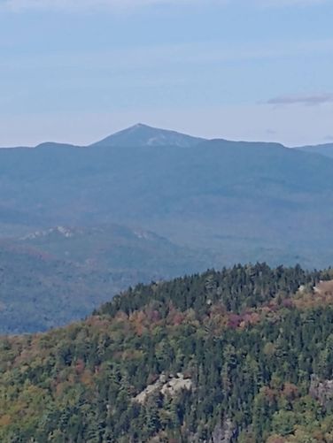 View of Whiteface Mountain in the distance 