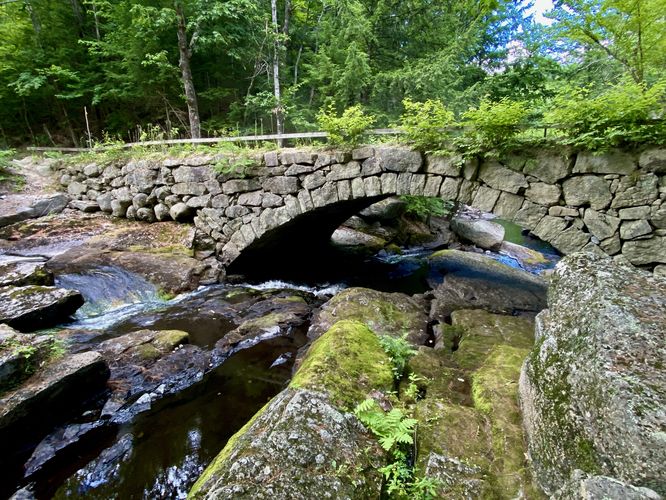 North side of Gleason Falls and bridge