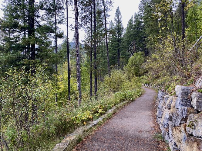 Universally-accessible path at Goat Lick Overlook