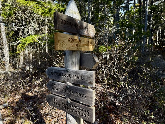 Trail sign