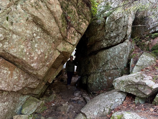 Short rock tunnel