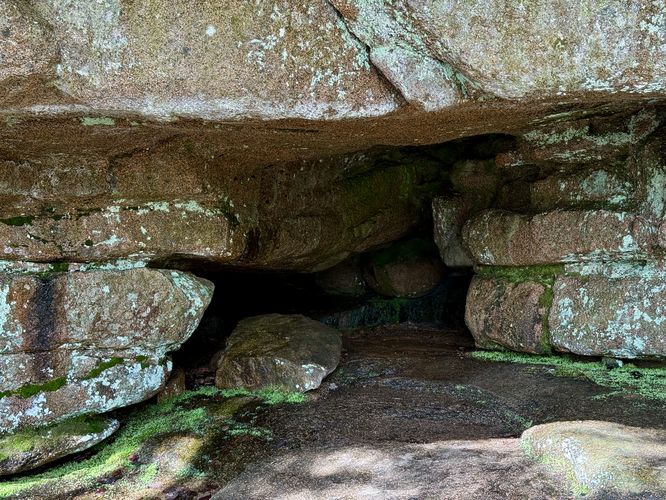 Cave is about 20-feet deep or more