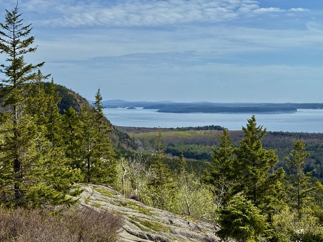 View of The Beehive and Frenchman Bay