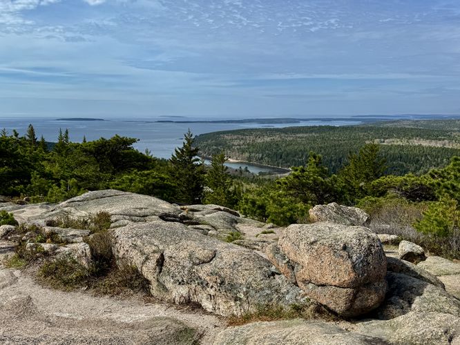View of Otter Cove and Hunters Head