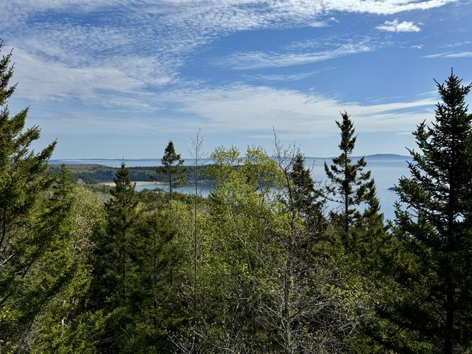 Obstructed view of Sand Beach