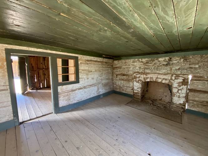Inside the Louisa Marie Russell homestead