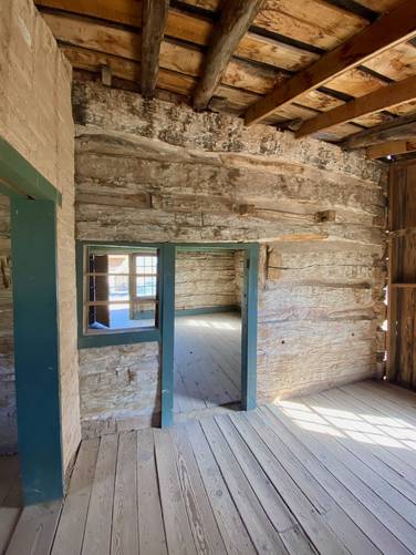 Inside the Louisa Marie Russell homestead