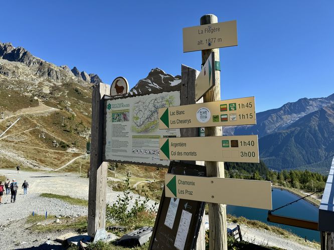Trailhead for the Grand Balcon Sud