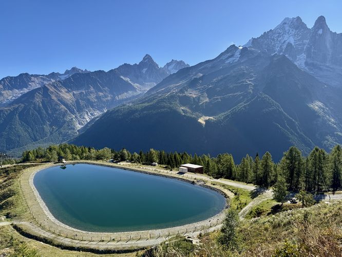 French Alps view from La Flégère