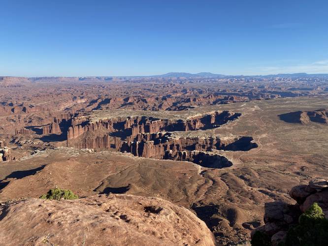 View of Monument Basin Canyon that feeds the Colorado River