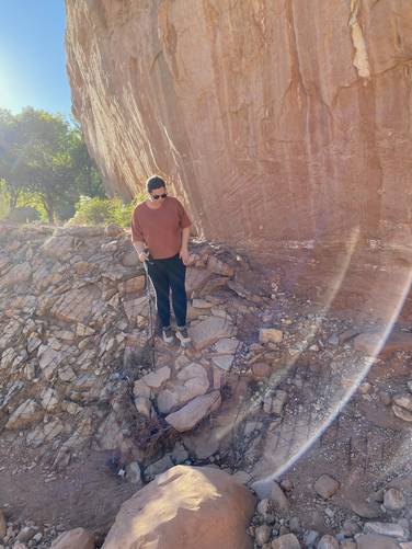 Hike down into the Grand Wash