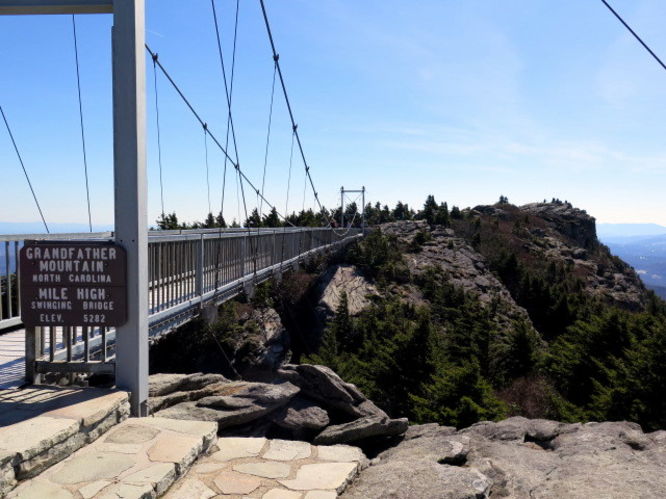 Default image for Grandfather Mountain via Profile Trail, a 10.6-mile trail in Sugar Mountain, NC (US)