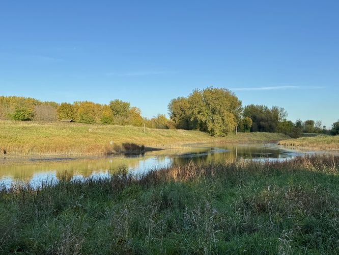 View of a small channel of the Saint Lawrence River