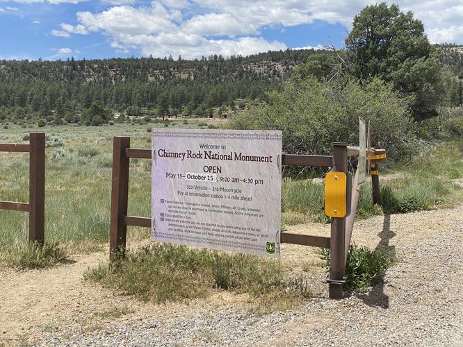 Chimney Rock seasonal hours (as in 2024)