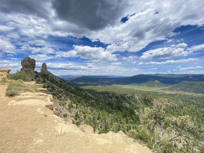 View of Chimney Rock
