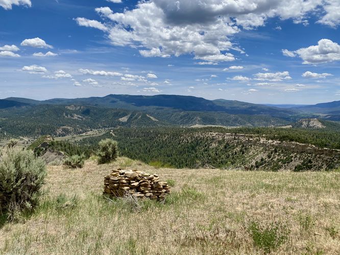 Stone piling, architecture from ancient Puebloans