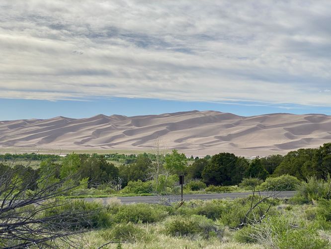 View of the Great Sand Dunes