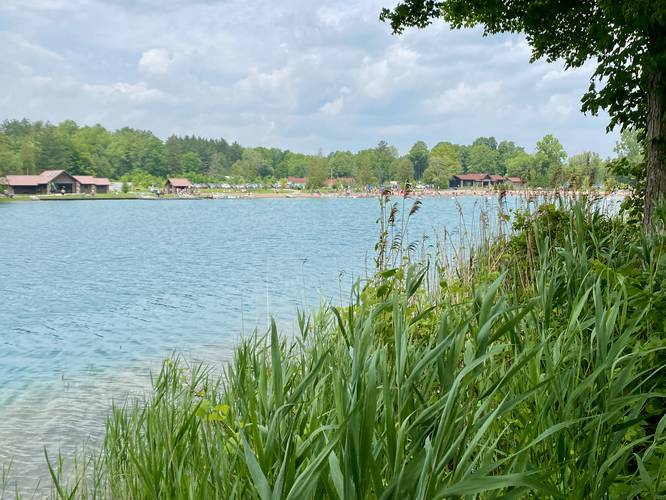 View of Green Lake (turquoise waters)