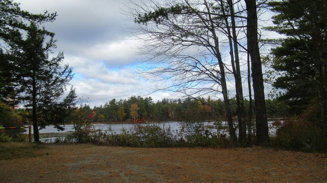 View of Pratt Pond from Parking area