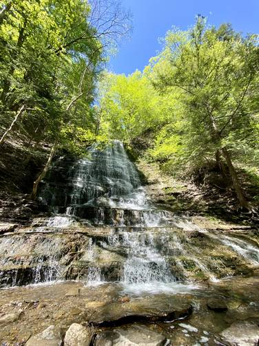 Grimes Glen Lower Falls, approx. 62-feet tall