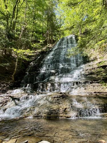 Grimes Glen Lower Falls, approx. 62-feet tall