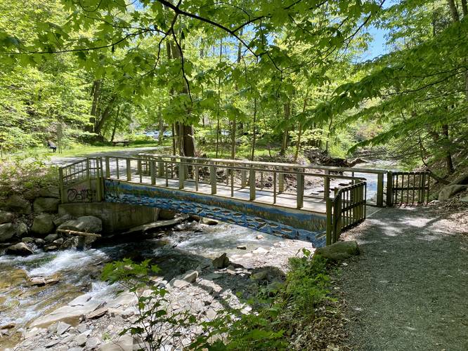 Grimes Glen Park bridge