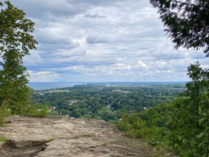 View of Grimsby, Ontario from Grimsby Point