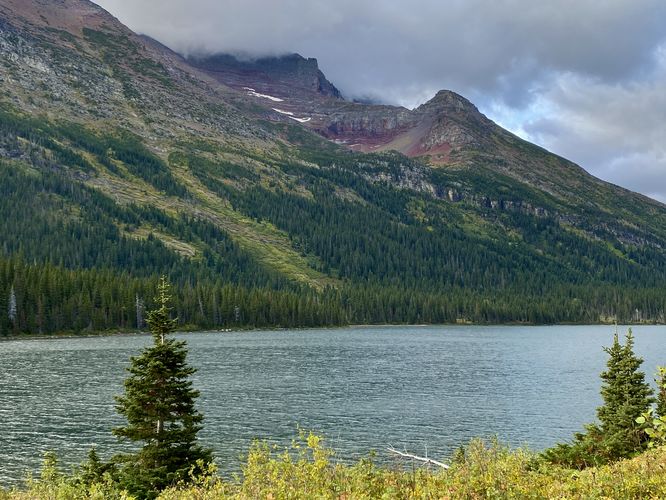 View of Allen Mountain and Josephine Lake