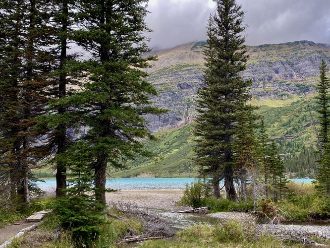 Approaching Grinnell Lake