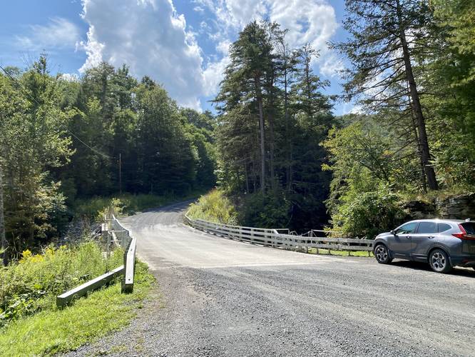 Hardenburgh Falls parking