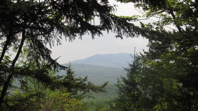 View of Mount Monadnock from Thumb Mountain summit