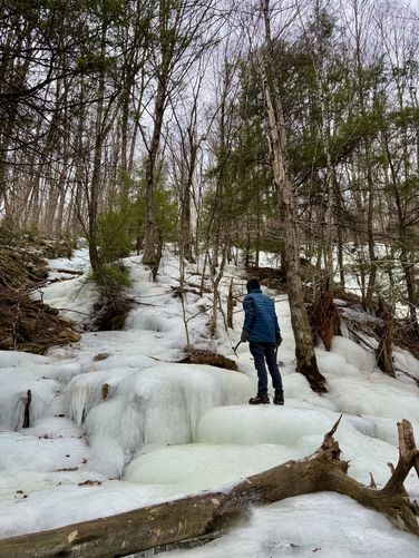Picture 15 of Haunted Mine Falls Ice Climbing 020225