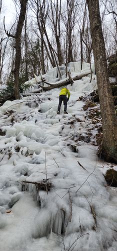 Picture 10 of Haunted Mine Falls Ice Climbing 020225