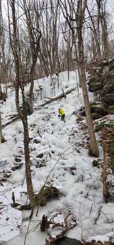 Picture 11 of Haunted Mine Falls Ice Climbing 020225