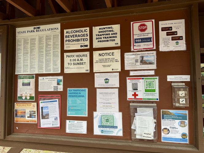 Hawk Point and Wissler Run Overlooks trailhead