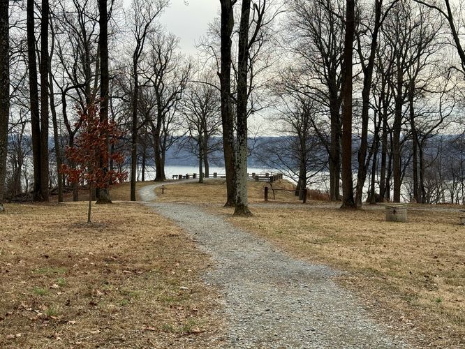 Universal access trail leads to Hawk Point Overlook