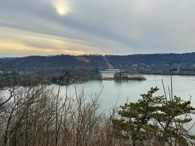 A view of the Susquehanna River from Wissler Run Overlook
