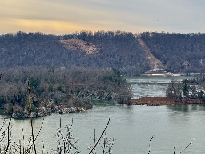 View of islands in the Susq River from Wissler Run Overlook
