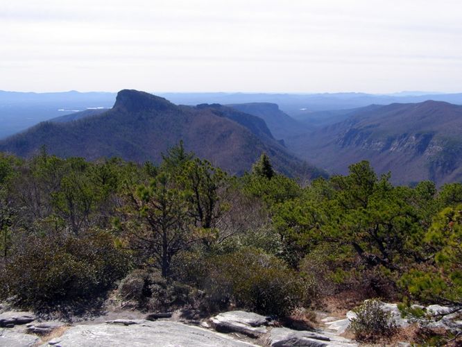 Default image for Hawksbill Mtn, Sitting Bear Mtn, Devil's Hole Hike, a 7.2-mile trail in Linville Gorge Wilderness, NC (US)