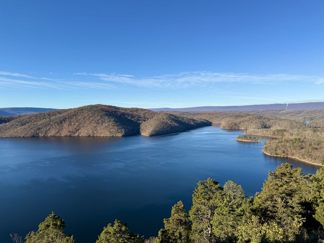 Western view from Hawn's Overlook