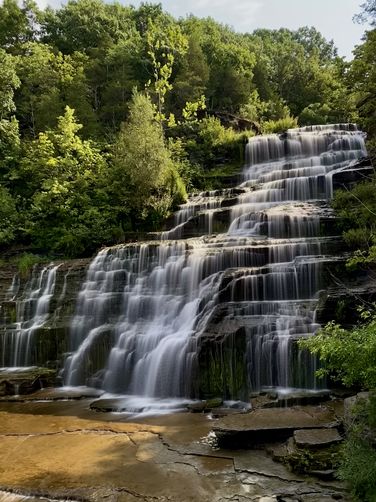 Portrait of Hector Falls in Burdett NY (long exposure)