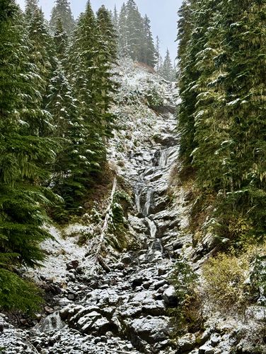 Portrait of Upper Kulshan Falls