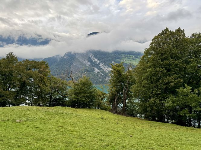 Cloudy view of Walensee