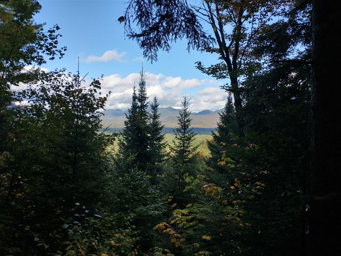 Views along the Plateau Trail are beautiful but limited 