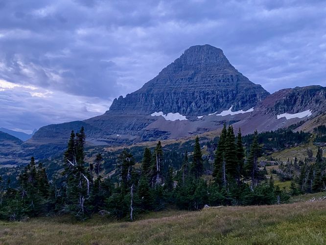 View of Reynolds Mountain from the trail
