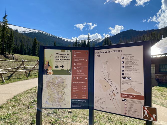 Hidden Valley Nature Trail trailhead