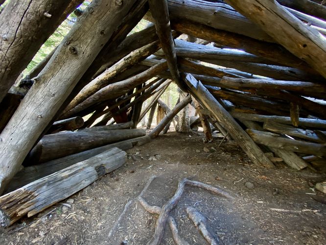 Inside stick structure 